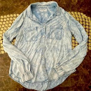 Acid Wash Button Down